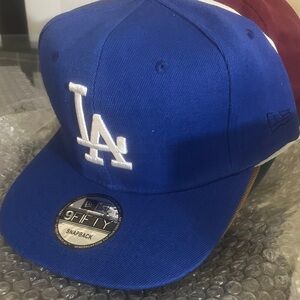 Blue LA Snapback Cap